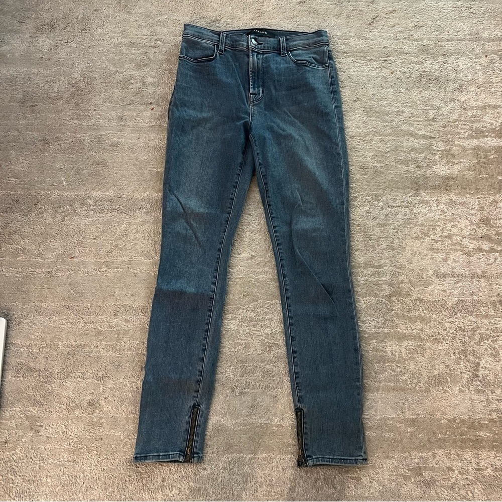 J Brand Zip Skinny Jeans